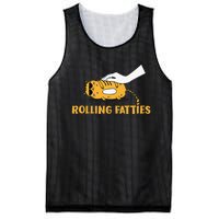 Rolling Fatties Cat Kitty Animal Pet Lovers Mesh Reversible Basketball Jersey Tank