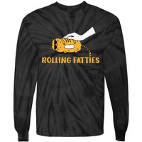 Rolling Fatties Cat Kitty Animal Pet Lovers Tie-Dye Long Sleeve Shirt