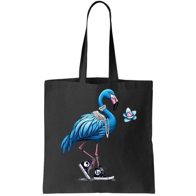 Retro Flamingo Chucks And Pearls Comma La Kamala Harris 2024 For President 47th Tote Bag