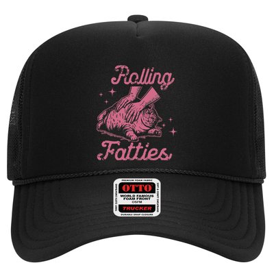 Rolling Fatties Cat Humor Cute Cat Lover Kitten Owner Kitty Trucker Hat