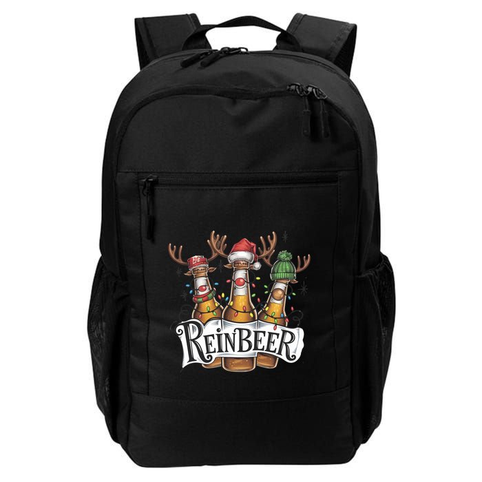 Reinbeer Funny Christmas Beer Drinker Backpack