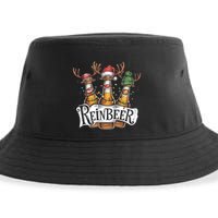 Reinbeer Funny Christmas Beer Drinker Sustainable Bucket Hat