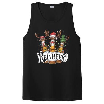 Reinbeer Funny Christmas Beer Drinker PosiCharge Competitor Tank