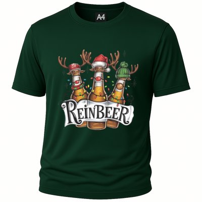 Reinbeer Funny Christmas Beer Drinker Performance Shirt