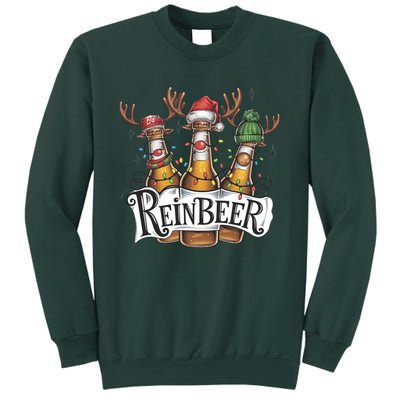 Reinbeer Funny Christmas Beer Drinker Sweatshirt