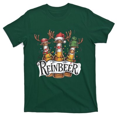 Reinbeer Funny Christmas Beer Drinker T-Shirt