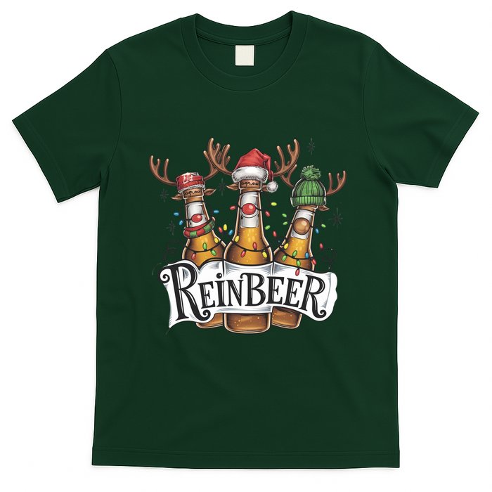 Reinbeer Funny Christmas Beer Drinker T-Shirt