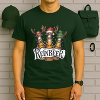 Reinbeer Funny Christmas Beer Drinker T-Shirt