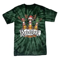 Reinbeer Funny Christmas Beer Drinker Tie-Dye T-Shirt