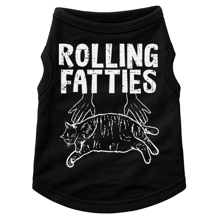 Rolling Fatties Cat Funny Fat Kitten Doggie Tank