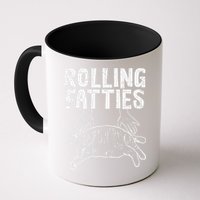 Rolling Fatties Cat Funny Fat Kitten Mug