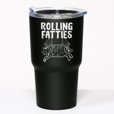 Rolling Fatties Cat Funny Fat Kitten Tumbler
