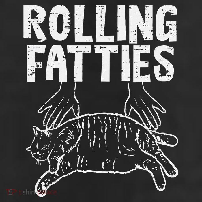 Rolling Fatties Cat Funny Fat Kitten 25L Jumbo Tote
