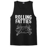 Rolling Fatties Cat Funny Fat Kitten PosiCharge Competitor Tank