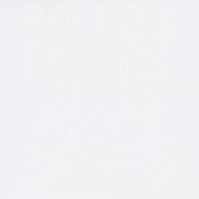 Rolling Fatties Cat Funny Fat Kitten Garment-Dyed Sweatshirt