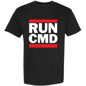 RunCMD Funny Command Prompt Computer Programmer Garment-Dyed Heavyweight T-Shirt