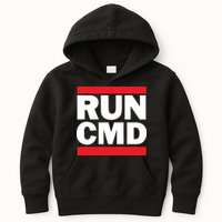 RunCMD Funny Command Prompt Computer Programmer Kids Hoodie