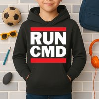 RunCMD Funny Command Prompt Computer Programmer Kids Hoodie