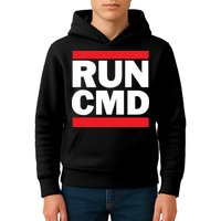 RunCMD Funny Command Prompt Computer Programmer Kids Hoodie