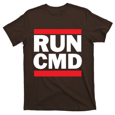 RunCMD Funny Command Prompt Computer Programmer T-Shirt