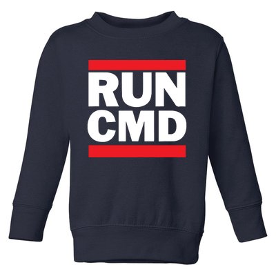 RunCMD Funny Command Prompt Computer Programmer Toddler Sweatshirt