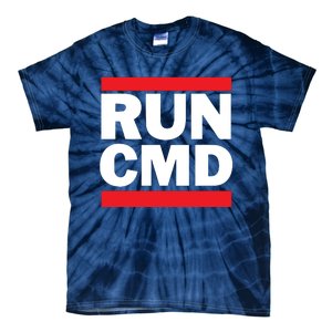 RunCMD Funny Command Prompt Computer Programmer Tie-Dye T-Shirt