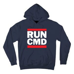 RunCMD Funny Command Prompt Computer Programmer Tall Hoodie