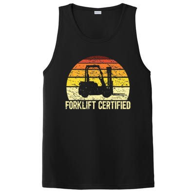 Retro Forklift Certified Forklift Operator Lift Truck Driver PosiCharge Competitor Tank