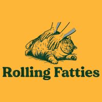Rolling Fatties Cat Pom Pom 12in Knit Beanie