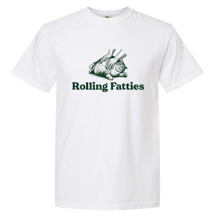 Rolling Fatties Cat Garment-Dyed Heavyweight T-Shirt