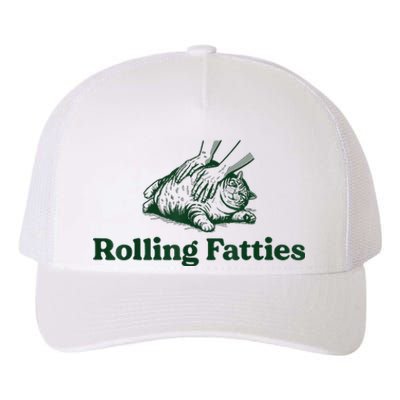 Rolling Fatties Cat Yupoong Adult 5-Panel Trucker Hat