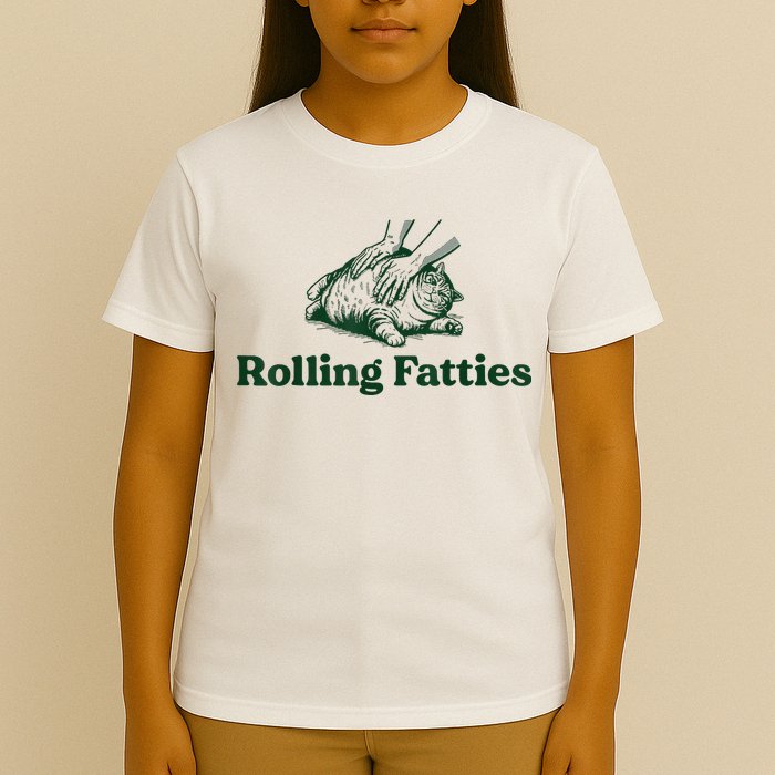 Rolling Fatties Cat T-Shirt