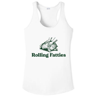 Rolling Fatties Cat Ladies PosiCharge Competitor Racerback Tank