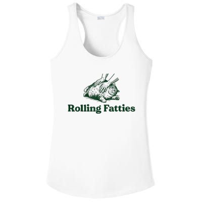 Rolling Fatties Cat Ladies PosiCharge Competitor Racerback Tank