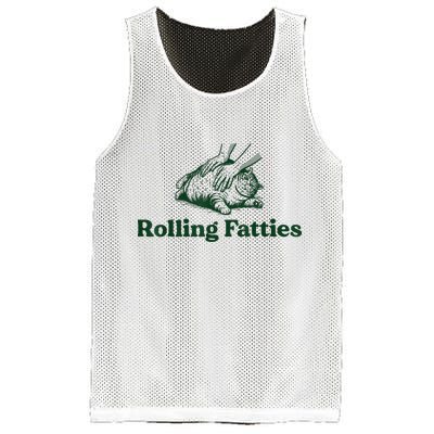Rolling Fatties Cat Mesh Reversible Basketball Jersey Tank
