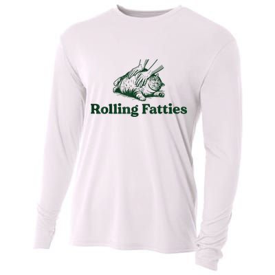 Rolling Fatties Cat Cooling Performance Long Sleeve Crew