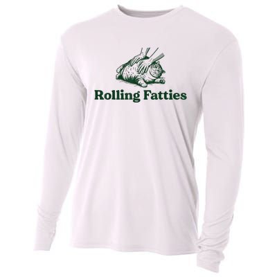 Rolling Fatties Cat Cooling Performance Long Sleeve Crew