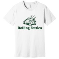 Rolling Fatties Cat Premium T-Shirt
