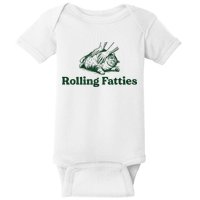 Rolling Fatties Cat Baby Bodysuit