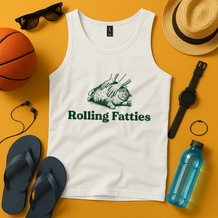 Rolling Fatties Cat Tank Top
