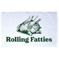 Rolling Fatties Cat Microfiber Hand Towel