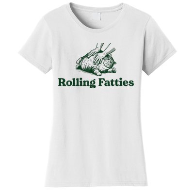 Rolling Fatties Cat Women's T-Shirt