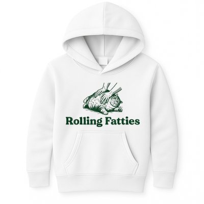 Rolling Fatties Cat Kids Hoodie