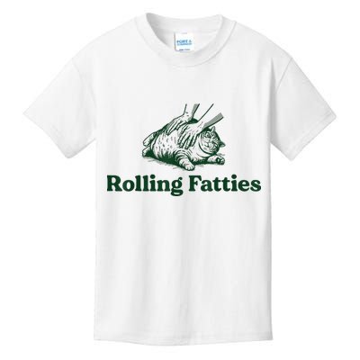 Rolling Fatties Cat Kids T-Shirt
