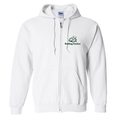 Rolling Fatties Cat Full Zip Hoodie
