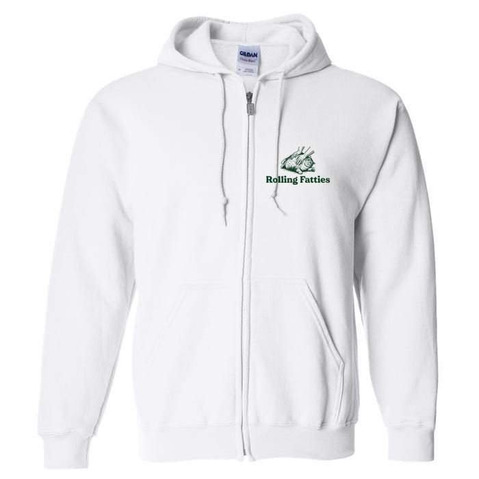 Rolling Fatties Cat Full Zip Hoodie