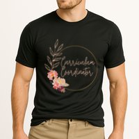 Retro Floral Curriculum Coordinator Instructional Assistant Cooling Performance Crew T-Shirt