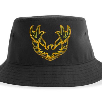 Rockin Firebird Classic Detroit Muscle Car Transam Sustainable Bucket Hat