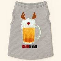 Reinbeer Funny Christmas Holiday Beer Lover Doggie Tank
