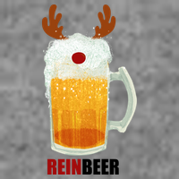 Reinbeer Funny Christmas Holiday Beer Lover Womens T-Shirt